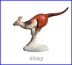 SIGNED LARGE CERAMIC POTTERY KANGAROO, STUDIO AUSTRALIA, CYM, for BAZ LUHRMANN
