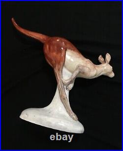 SIGNED LARGE CERAMIC POTTERY KANGAROO, STUDIO AUSTRALIA, CYM, for BAZ LUHRMANN