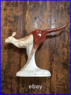 SIGNED LARGE CERAMIC POTTERY KANGAROO, STUDIO AUSTRALIA, CYM, for BAZ LUHRMANN