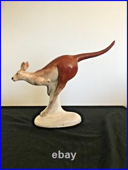 SIGNED LARGE CERAMIC POTTERY KANGAROO, STUDIO AUSTRALIA, CYM, for BAZ LUHRMANN
