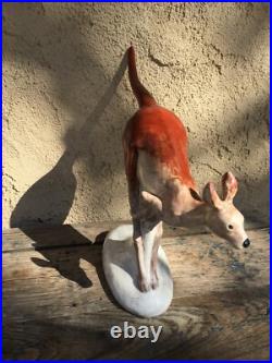 SIGNED LARGE CERAMIC POTTERY KANGAROO, STUDIO AUSTRALIA, CYM, for BAZ LUHRMANN