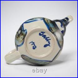 Sally Patterson Iron Mountain Stoneware Studio Art Pottery Ceramic Teapot 1970s
