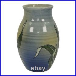 Santa Barbara Ceramic Design 1978 Art Pottery Hand Painted Floral Vase