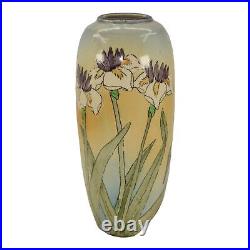 Santa Barbara Ceramic Design 1981 Art Pottery Hand Painted Yellow Vase Hardman