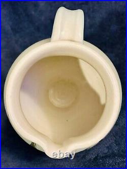 Santa Barbara Ceramic Design 1982 Art Pottery Hand Painted Pitcher Vase 7x6.5