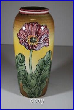 Santa Barbara Ceramic Design Vase Tulip Design Motif (c 370)