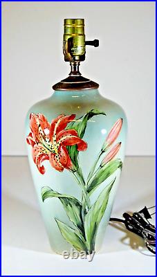 Santa Barbara Ceramic Design Vase Tulip Design Motif (c 370)