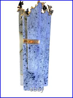 Santa Fe Style Vase by Award Winning Artist Bill Standefer with22K Gold Accents