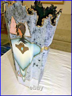 Santa Fe Style Vase by Award Winning Artist Bill Standefer with22K Gold Accents