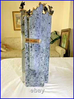 Santa Fe Style Vase by Award Winning Artist Bill Standefer with22K Gold Accents