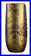 Sascha Brastoff California Studio Art Pottery Vase Vessel Vtg Mcm Gold