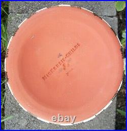 Scarce! New Mackenzie Childs Lg Courtly Check Pottery Ceramic Stoutly Vase B&w