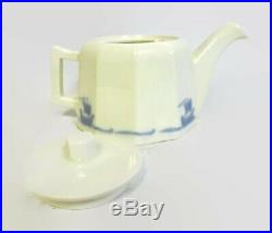 Scarce Rookwood Pottery Art Deco Blue Ship Teapot Shipware