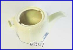 Scarce Rookwood Pottery Art Deco Blue Ship Teapot Shipware