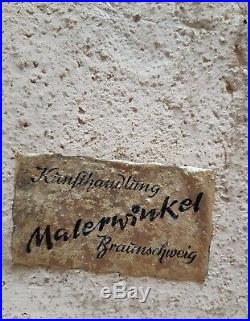 Schaffenacker rare ceramic wall plaque foal Fohlen German mid-century art