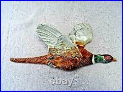 Set Of 3 Vintage Beswick Flying Pheasant 661 1/2/3 Wall Plaque Perfect Condition