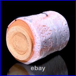 Shino Ware Ceramic Yunomi Katoh Takeshi Japan Teacup Art Pottery Tea