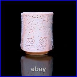 Shino Ware Ceramic Yunomi Katoh Takeshi Japan Teacup Art Pottery Tea