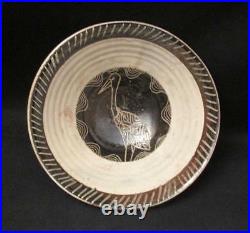 Signed Australian Pottery John Bosco Tipiloura 1977 Aboriginal Tiwi Islands Bowl