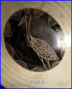 Signed Australian Pottery John Bosco Tipiloura 1977 Aboriginal Tiwi Islands Bowl