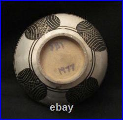 Signed Australian Pottery John Bosco Tipiloura 1977 Aboriginal Tiwi Islands Bowl