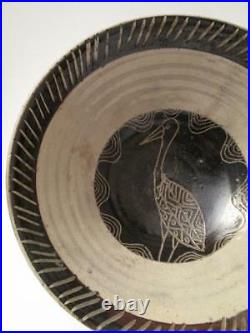 Signed Australian Pottery John Bosco Tipiloura 1977 Aboriginal Tiwi Islands Bowl