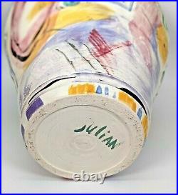 Signed Handmade Studio Art Pottery Vase Modern Contemporary Ceramic VG Cond