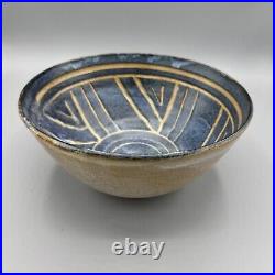 Signed Handmade Unique Art Pottery Fired Ceramic Bowl