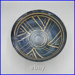 Signed Handmade Unique Art Pottery Fired Ceramic Bowl