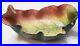 Signed Large Ceramic Art POTTERY TOBACCO LEAF Server Bowl, McCaslin, Fall Colors