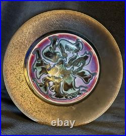 Signed Marc Matsui Studio Art Pottery Ceramic Shallow Centerpiece Bowl 12.5D