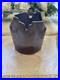Signed Vintage Ceramic Pottery Decor Vase withscalloped and impressive artwork