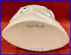 Sigrid Thaler Italy Signed Hand Sculptured Pottery Vase Mint Euc Re-nowned