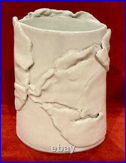 Sigrid Thaler Italy Signed Hand Sculptured Pottery Vase Mint Euc Re-nowned