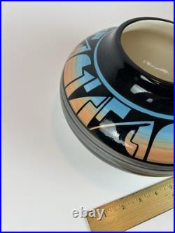 Southwestern Pottery Bowl by Ruth Root Lite Mtn #19 Hand-Painted Art Ceramic