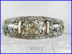 Stangl art Pottery Centerpiece Tray 15 x 6 Curved ceramic bowl Plate vase NJ