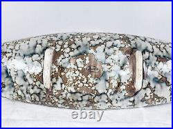 Stangl art Pottery Centerpiece Tray 15 x 6 Curved ceramic bowl Plate vase NJ