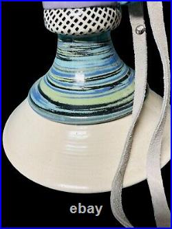 Steve Smeed Ceramic French Horn Whimsical Art Pottery Signed Functional Gallery
