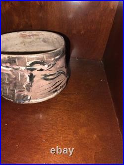 Steve ferrell Handmade Pottery, with cat design