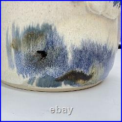 Studio Art Pottery Ceramic Fish teapot Signed