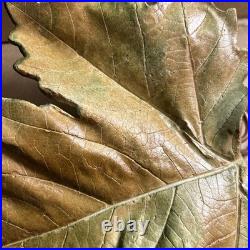 Studio Art Pottery Handmade Ceramic Leaf Hang Sculpture JOHN WAYNE JACKSON 11