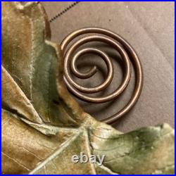 Studio Art Pottery Handmade Ceramic Leaf Hang Sculpture JOHN WAYNE JACKSON 11