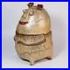 Studio Art Pottery Handmade Ogre Sculpture Cookies Jar Ceramic Canister Signed