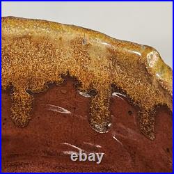 Studio Art Pottery Handmade Ogre Sculpture Cookies Jar Ceramic Canister Signed