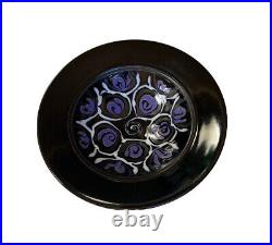 Studio Art Pottery Steve Mahler Ceramic Trumpet Bowl Wall Art 12 Halloween