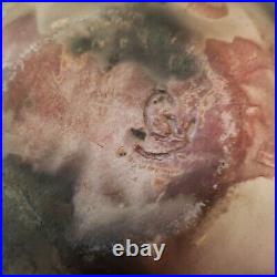 Studio Art Raku Vase Ceramic Pottery Dark Vessel Signed 6½ Tall 6? Diameter