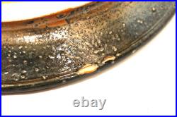 Studio Artistic Stoneware Glazed Pottery Ceramic Art Plate Signed and Hallmarked