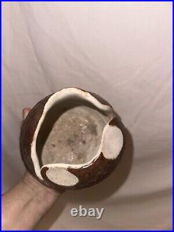 Studio Ceramic Vase Signed Midcentury abstract Case vintage pottery