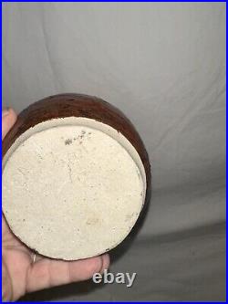 Studio Ceramic Vase Signed Midcentury abstract Case vintage pottery