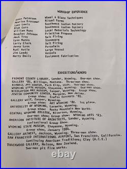 Studio Pottery Vase, Textured glaze, Signed, published artist, Bruce Dehnart